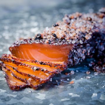 Native Eating: Tasmanian Pepperberry Cured Huon Salmon