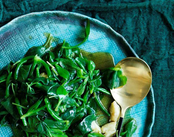 Native eating: Stir-fried Australian greens by Kylie Kwong