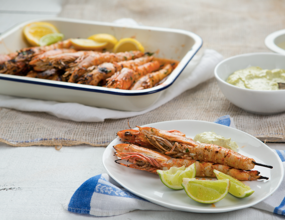 Native eating: Maggie Beer's Lemon Myrtle BBQ Prawns