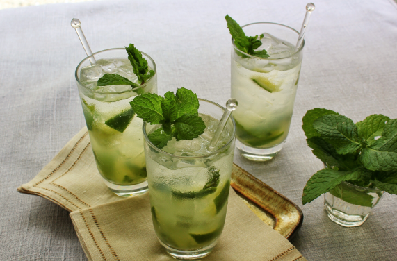 Finger Lime Mojitos